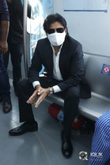 Pawan Kalyan Travelled in Hyderabad Metro Rail